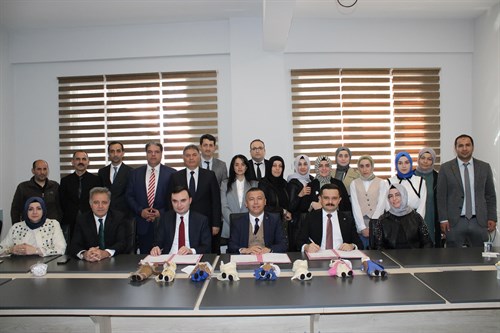 ''EHRAM BEZİ İLE KARDEŞLİĞİ DOKUYORUZ'' PROJESİ İŞBİRLİĞİ PROTOKOLÜ İMZA TÖRENİ